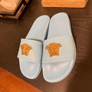 Authentic brand new Versace slides